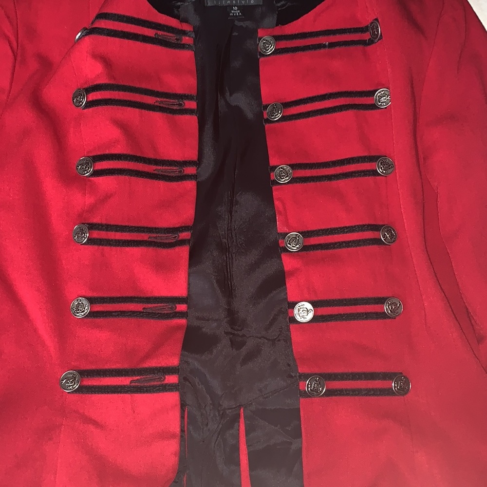 Karen Kane Vintage 90 Red Jacket - Picture 6 of 6